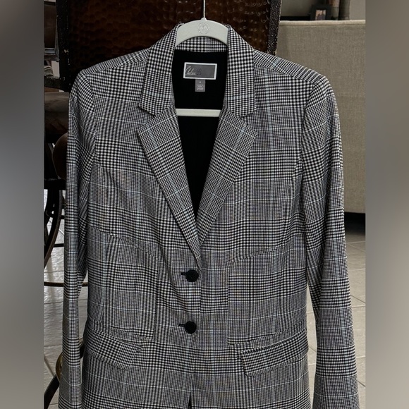 NWT - WOMEN'S "CHELSEA 28" BLACK 7 STRIPED HOUNDSTOOTH - Picture 5 of 5